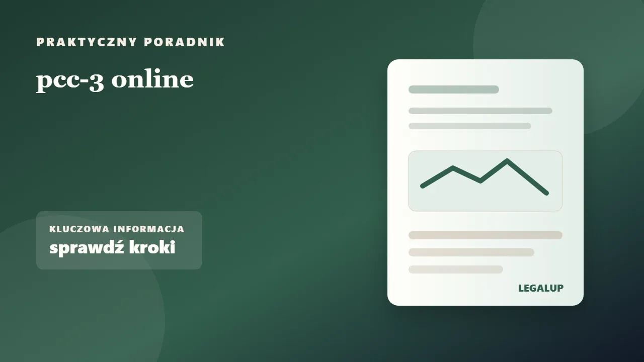 pcc-3 online: dokumenty, terminy i najważniejsze decyzje