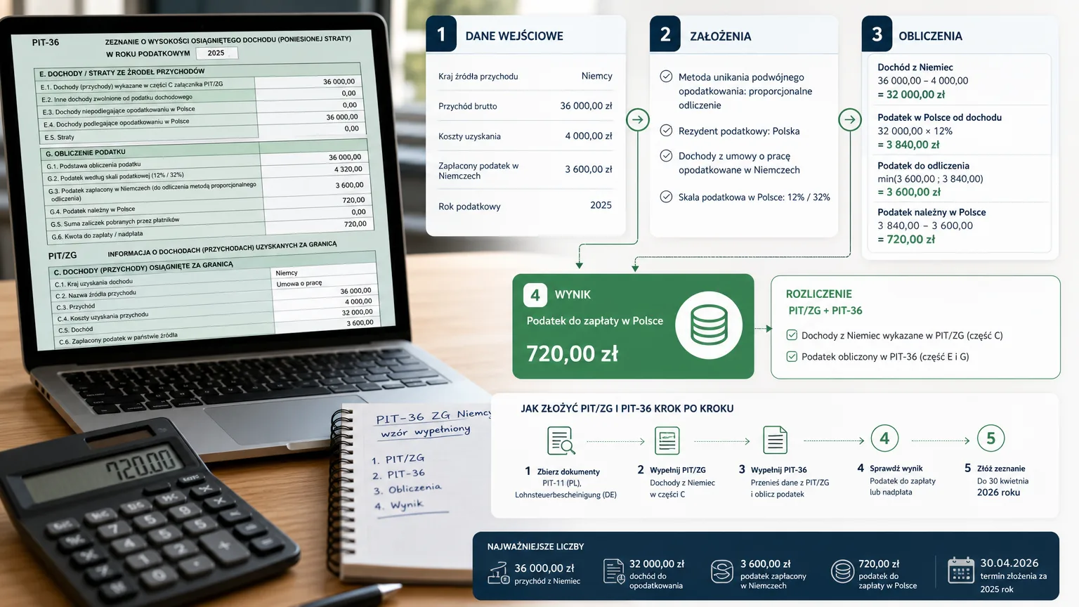 pit-36 zg niemcy wzór wypełniony - wizualne wyjaśnienie najważniejszych decyzji