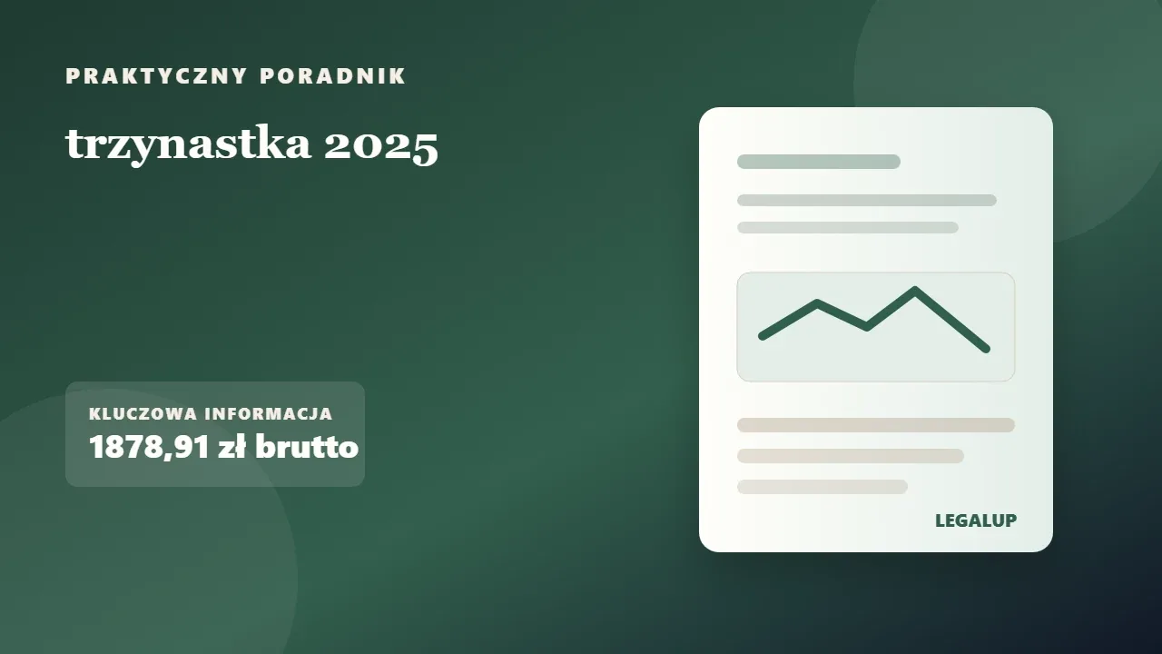 trzynastka 2025: dokumenty, terminy i najważniejsze decyzje