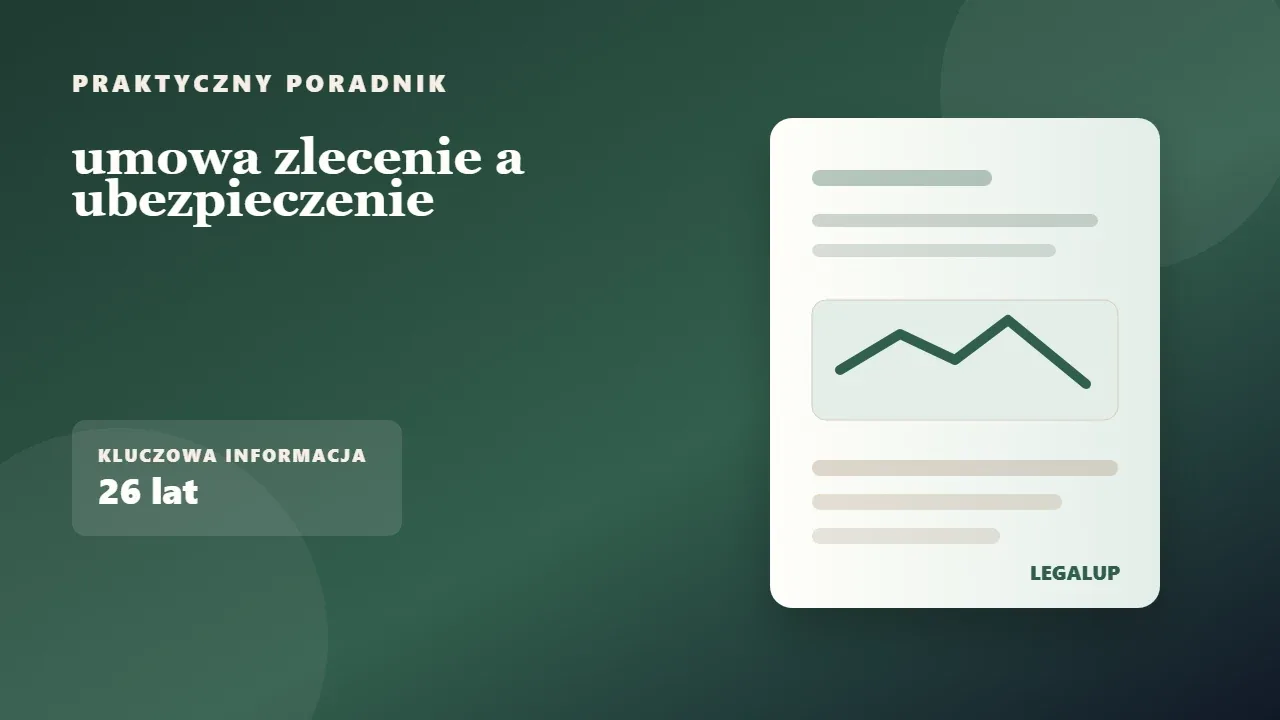 umowa zlecenie a ubezpieczenie: dokumenty, terminy i najważniejsze decyzje